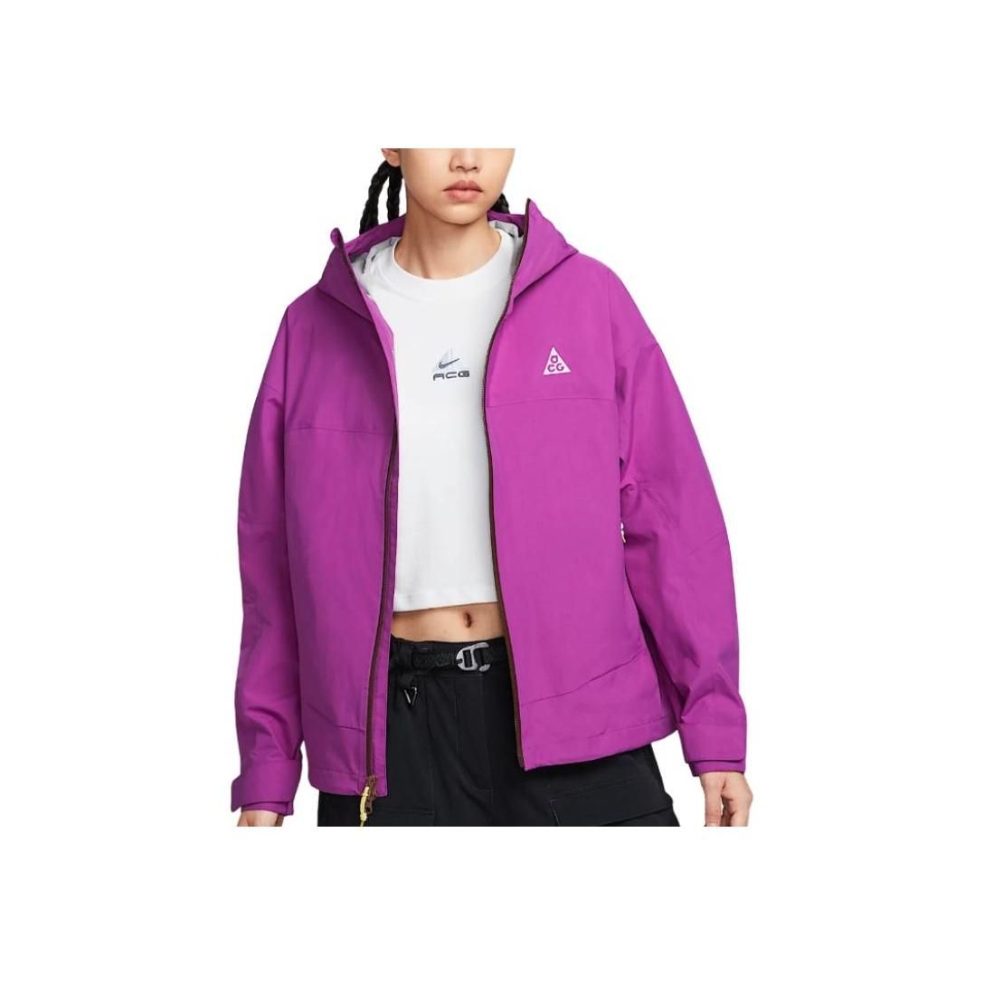 

New Nike ACG Waterproof And Windproof Windbreaker Jacket Women s HJ0247-505 L
