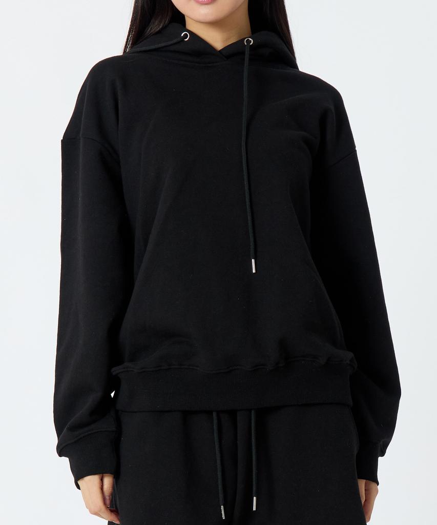 Oversized Logo Hoodie Black