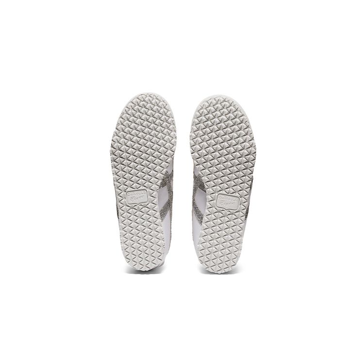 ONITSUKA TIGER Candy Glitter Mexico 66 Comfortable Low-Top Kids Running Shoes Kids Sneaker White Silver 1184A172-100