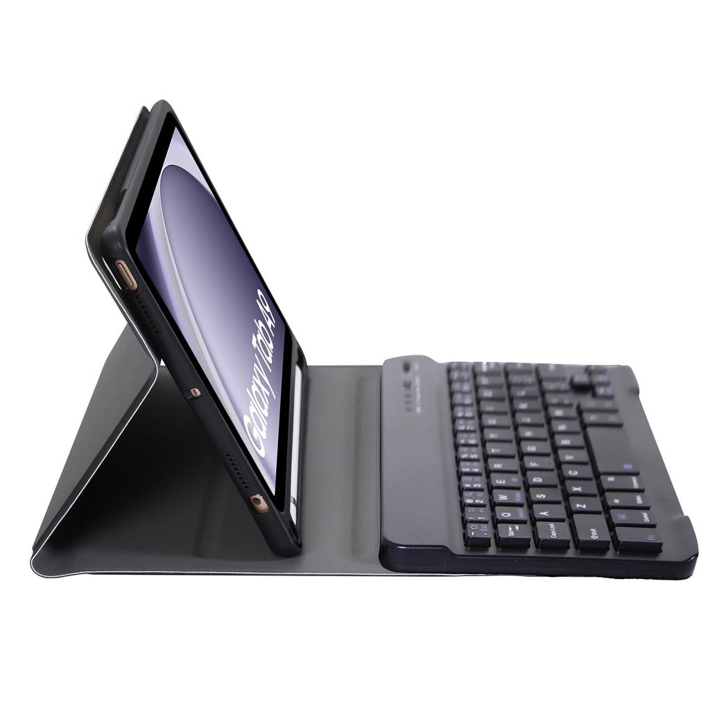 "Skórzane etui z klawiaturą Bluetooth i miejscem na rysik do Samsung Tab A9 8,7 cala" (X110/X115, X210)"