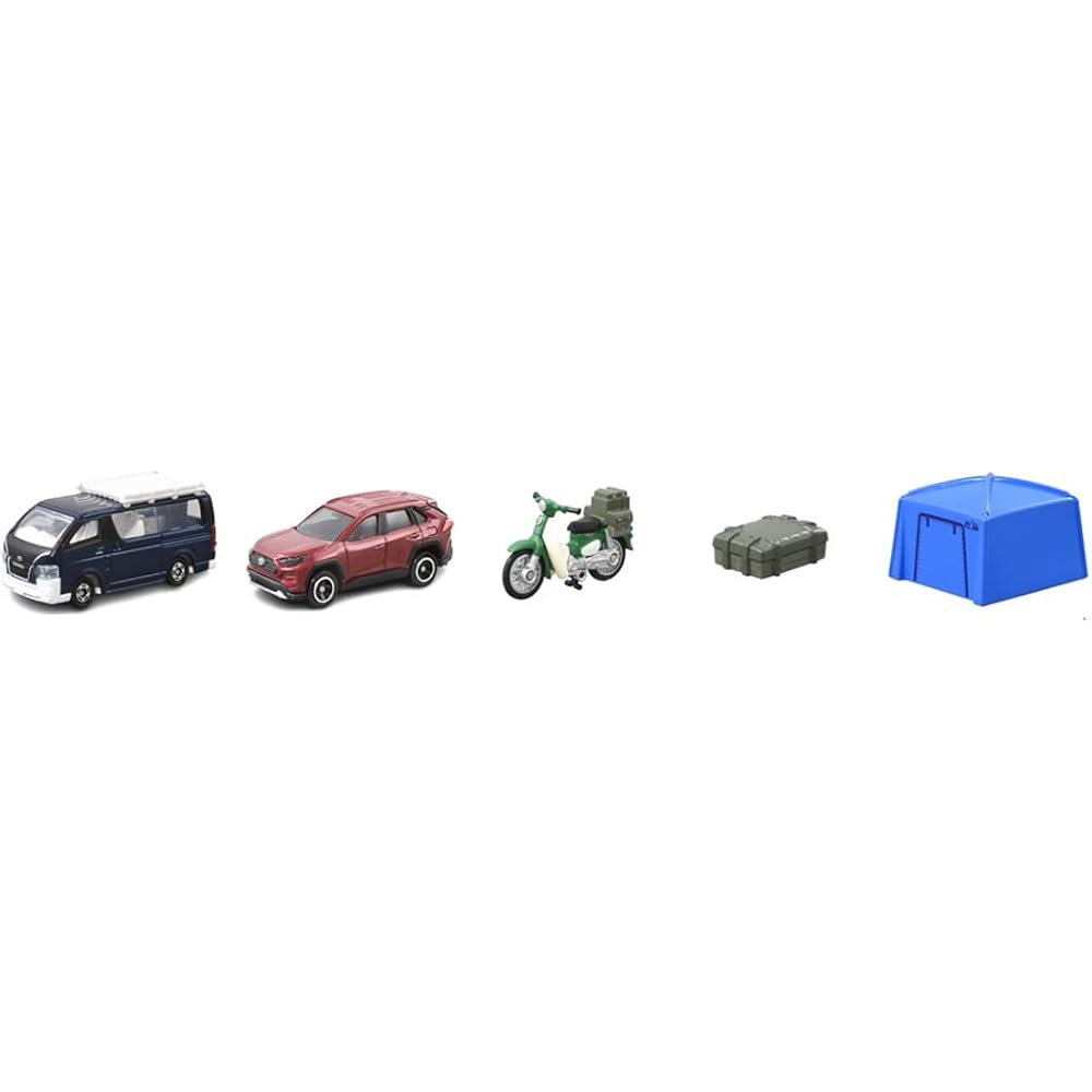 Takara Tomy Tomica World Auto Camping Set Toy with Vehicles and Accessories
