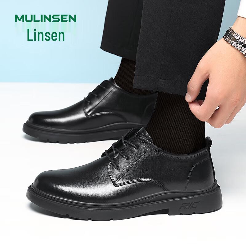 MULINSEN Men s Leather Business Formal Shoes FP223220 39
