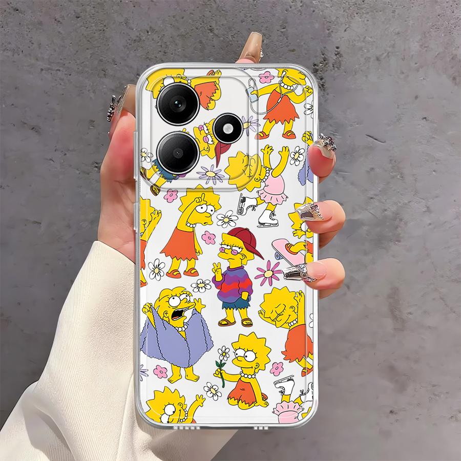 

Case for Xiaomi Redmi Note 14 Pro Plus 14C A4 11S 11 12S 10S 12 9 10 Note 13 13C Soft Phone Cover The S-simpsons Redmi Note 10 4G