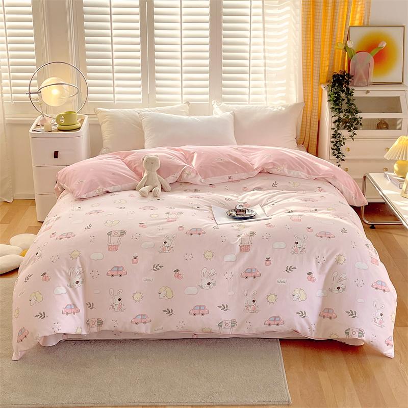 Floral Duvet Cover Botanical Flowers Pattern Bedding Cotton Comforter Cover Lightweight Boho Floral Quilt Cover for Girls Women