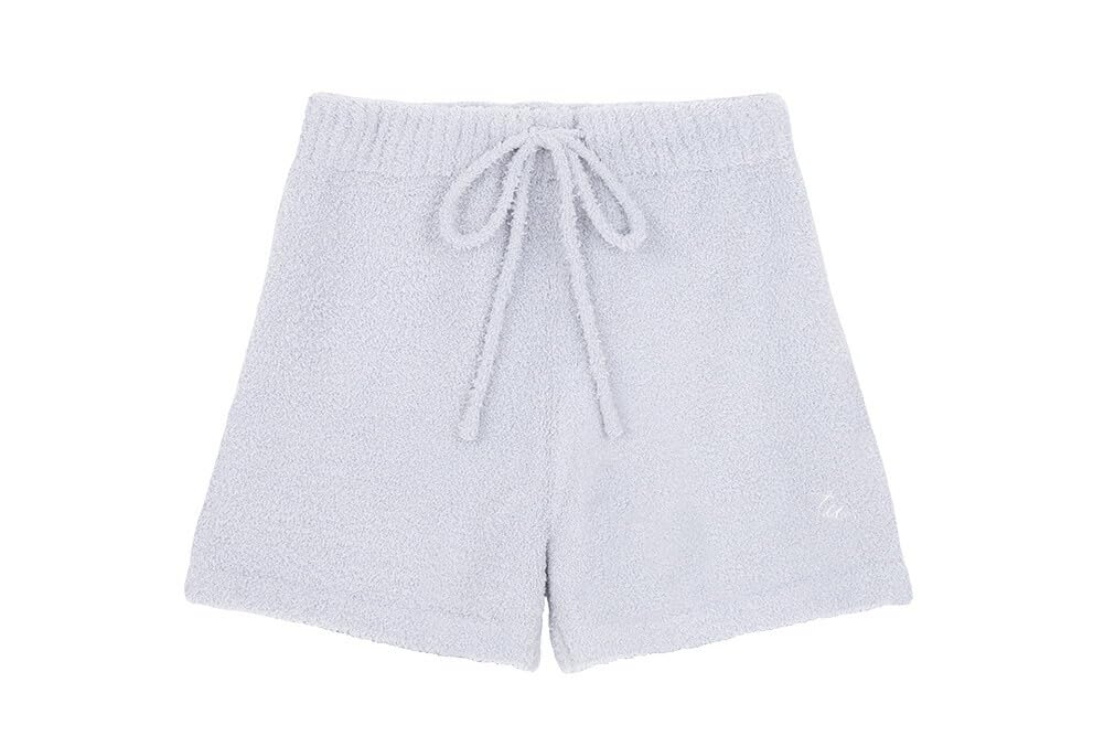 

Two Hatch Fluffy Loungewear Winter Pajamas with Warm and Perfect for Christmas and r244 Blue Gray Women s Shorts, Pockets, Stylish, Gifts, Warmth,