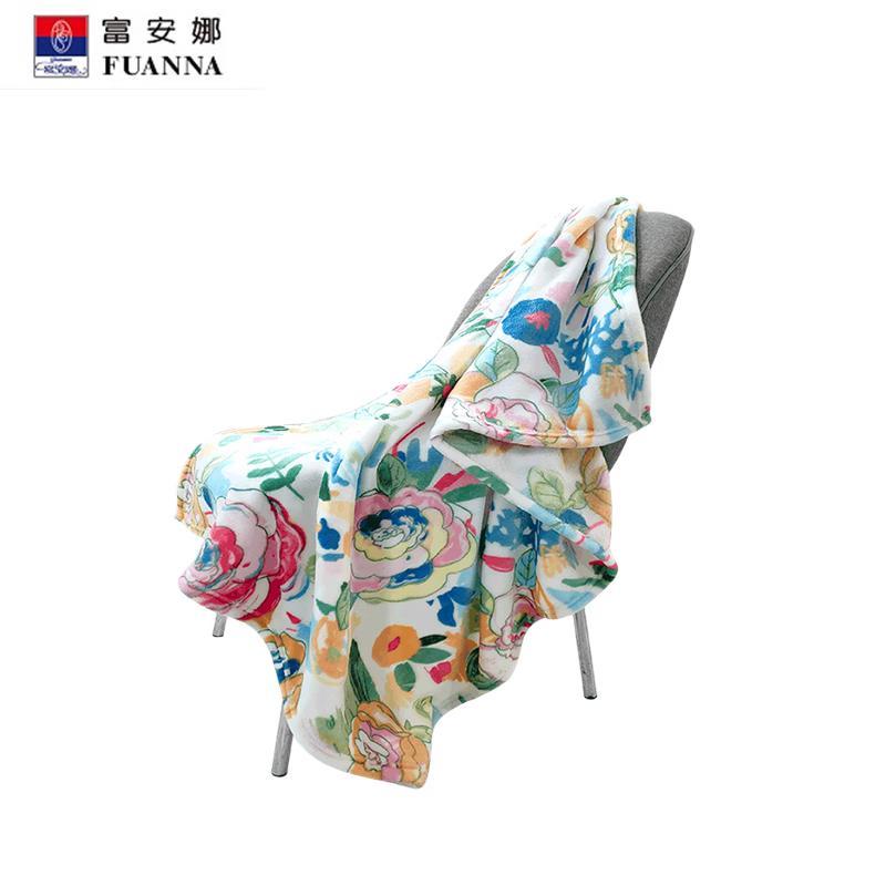 Fuanna Multi-functional Flannel Nap Blanket