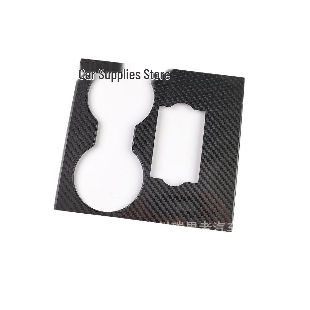 Carbon Fiber Cup Holder Upgrade for Tesla Model 3/Y Console