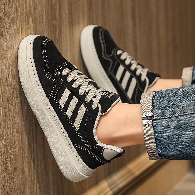 New Men's Classic Fashion Low Top Thick Sole Skateboarding Shoes Comfortable Soft Sole Basketball  Sneakers