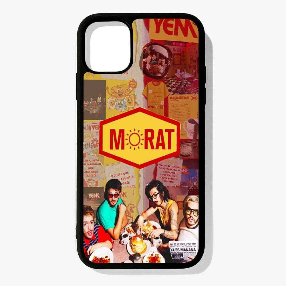 M-Morat Band Phone Case Wireless Charging PC+TPU For IPhone 11 12 13 14 15 16 17 Pro Max Plus Case