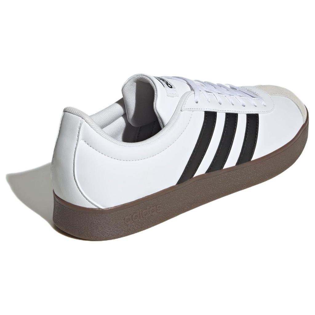 Adidas Vl Court Base Non-Slip Low-Top Skate Shoes Men Sneakers White Black Gray ID3711