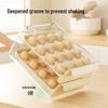 Household Refrigerator Double-Layer 32-Grid Egg Drawer