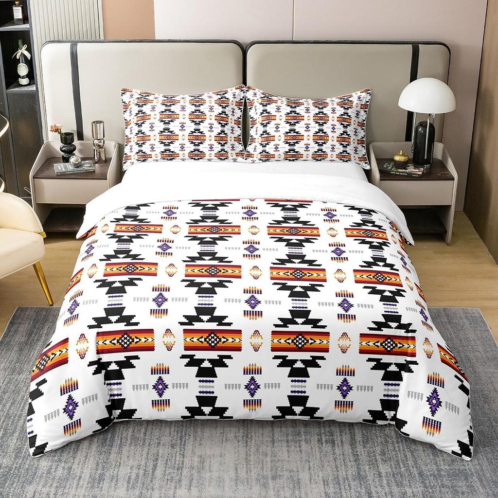 Comforter Sun And Moon Printed Bedding Set Bohemian Tribal For Kids Adults Boho Exotic Comforter Bedroom
