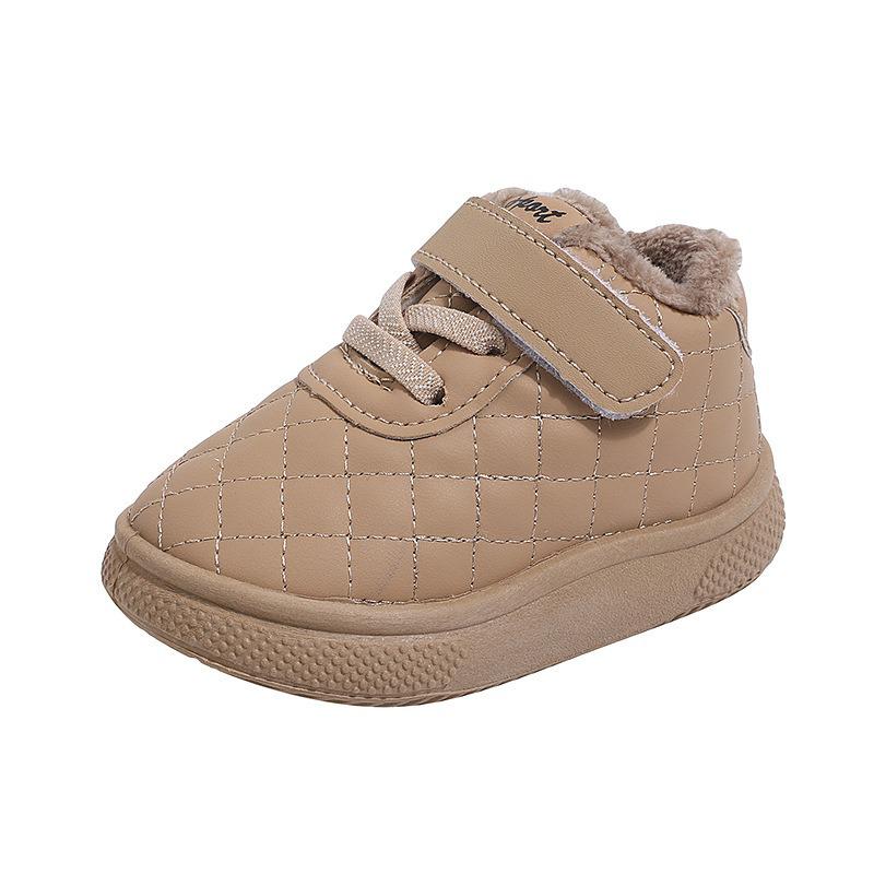 Children's Winter Fleece-Lined Snow Boots: Warm, Unisex, Cotton Shoes for Toddlers (1-6 Years)