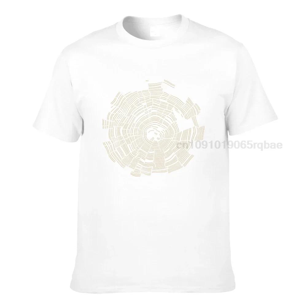 Adult Tshirt Idaho Tree Rings Triblend Unisex Cut Cotton Casual Unisex T Shirt Unisexs Tee Shirts Tops