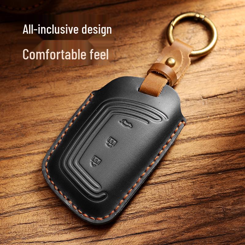 Key Case for New Baojun RS3, RM5, RC6, RS5, RC, KiWi EV, E300, RS7 - Protective Shell and Buckle