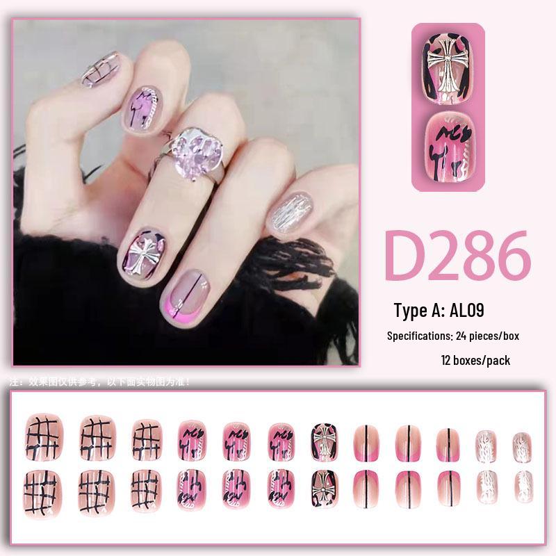 Blush Ice Transparent False Nails - Influencer Style, TikTok Trend, Girlish Manicure Patches