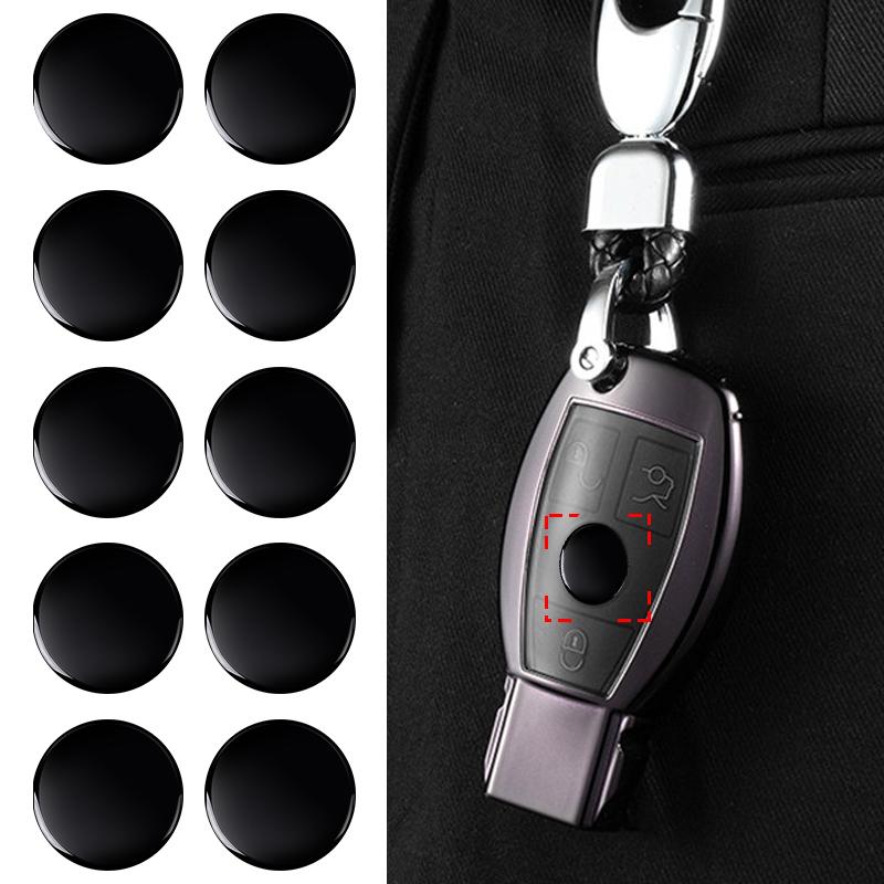 lqbn4 11/14mm car key logo badge sticker for attaching as a backup sticker to the car key For BMW benz Opel Toyota Honda Fiat Nissan