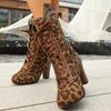 Women's Wide Width Lace-Up Boots, Lace Trim Western Ankle Boots, Chunky Heel Wholesale Booties for Women