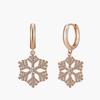 Monograph Snow Earrings Mger0357 14K Gold Plated (Rose Gold)
