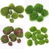 2/4/6/10PCS Flocking Foam Artificial Moss Rocks Green Miniature Figurine  Landscape Making