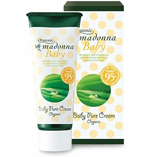 Organic Madonna Baby Pure Cream 70ml, for Newborns and Sensitive Skin, Highly Moisturizing, Color-free, Additive-free, 95% Organic Baby Cream