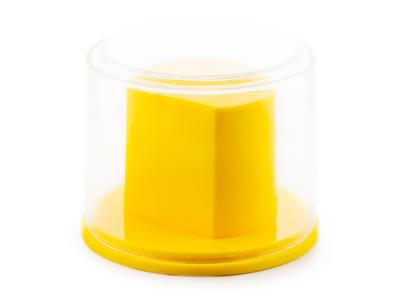 Gift Box for a Watch - Yellow Plastic