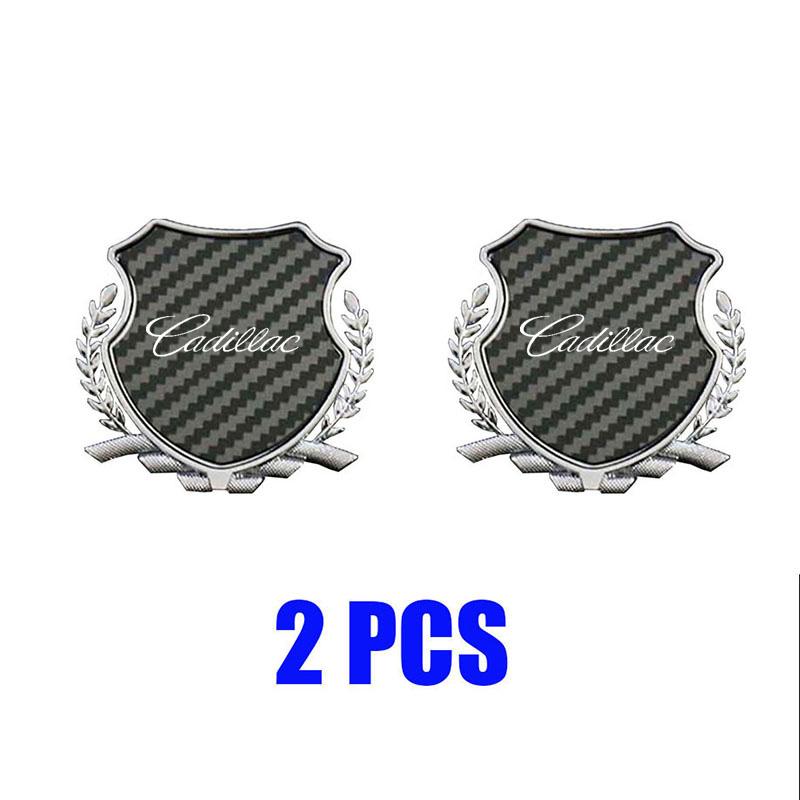 Metal Mirror Effect Car Body Emblem Rear Window Side Badge Sticker for Cadillac ATS CT4 CT5 CTS ESCALADE STS XLR XT4 XT5 XT6 XTS