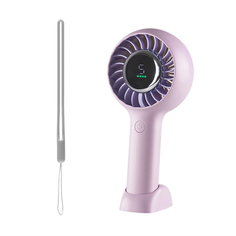 High-Speed Handheld Fan: USB Charging & Digital Display with 100 Speeds for Indoor/Outdoor Use