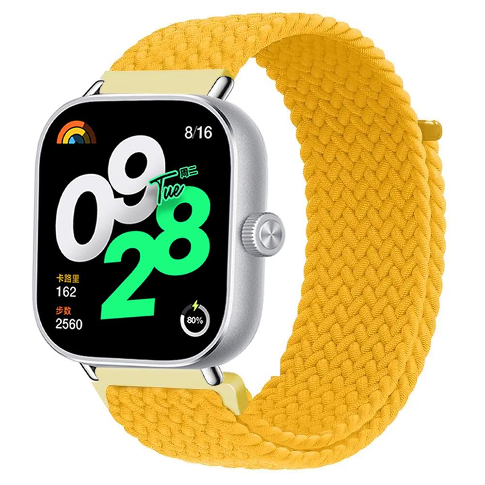Braided solo Loop Band for Xiaomi Redmi Watch 4 Strap Adjustable Sportband Nylon Replacement correa bracelet Miband 8 pro band