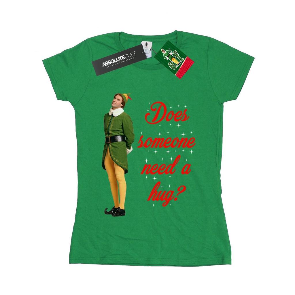 Elf Tricou din bumbac Hug Buddy pentru femei/dame