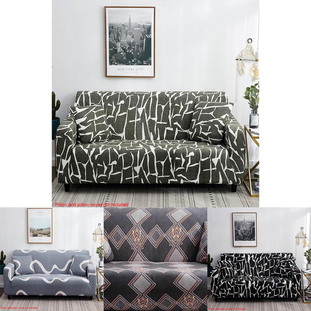 Moderne Sofabezüge mit Blumendruck, weich und dehnbar