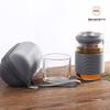IKE Portable Glass Tea Infuser Travel Mug