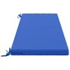 2 piece Bench Cushions SOEST 100percent  Polyester Royal Blue