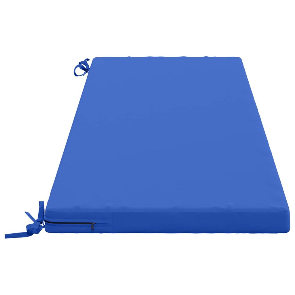 2 piece Bench Cushions SOEST 100percent  Polyester Royal Blue