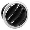 Dashboard Air Outlet Vent Deflector Trim Knob Style Round Balck Replacement for Suzuki SX4 Swift