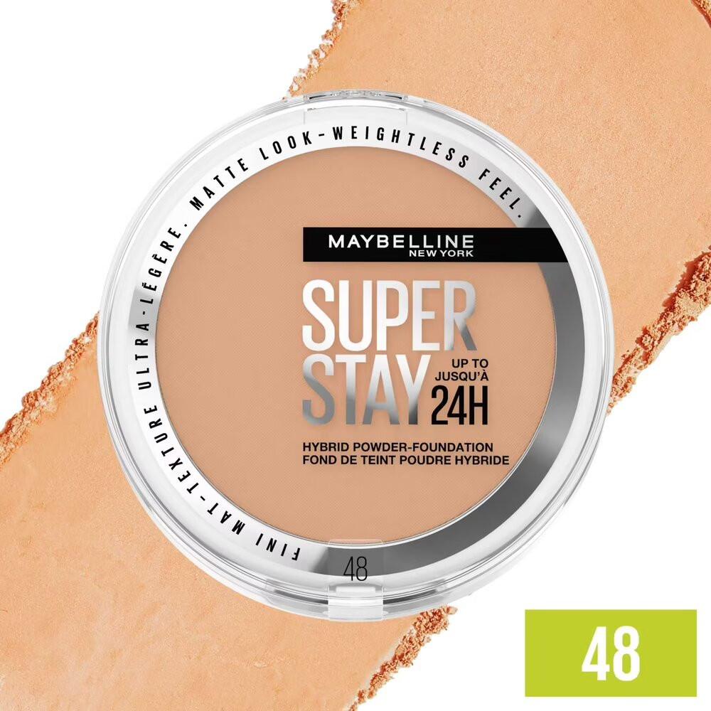 MAYBELLINE NEW YORK Superstay 24H Hybrid Powder Foundation - 48 - 