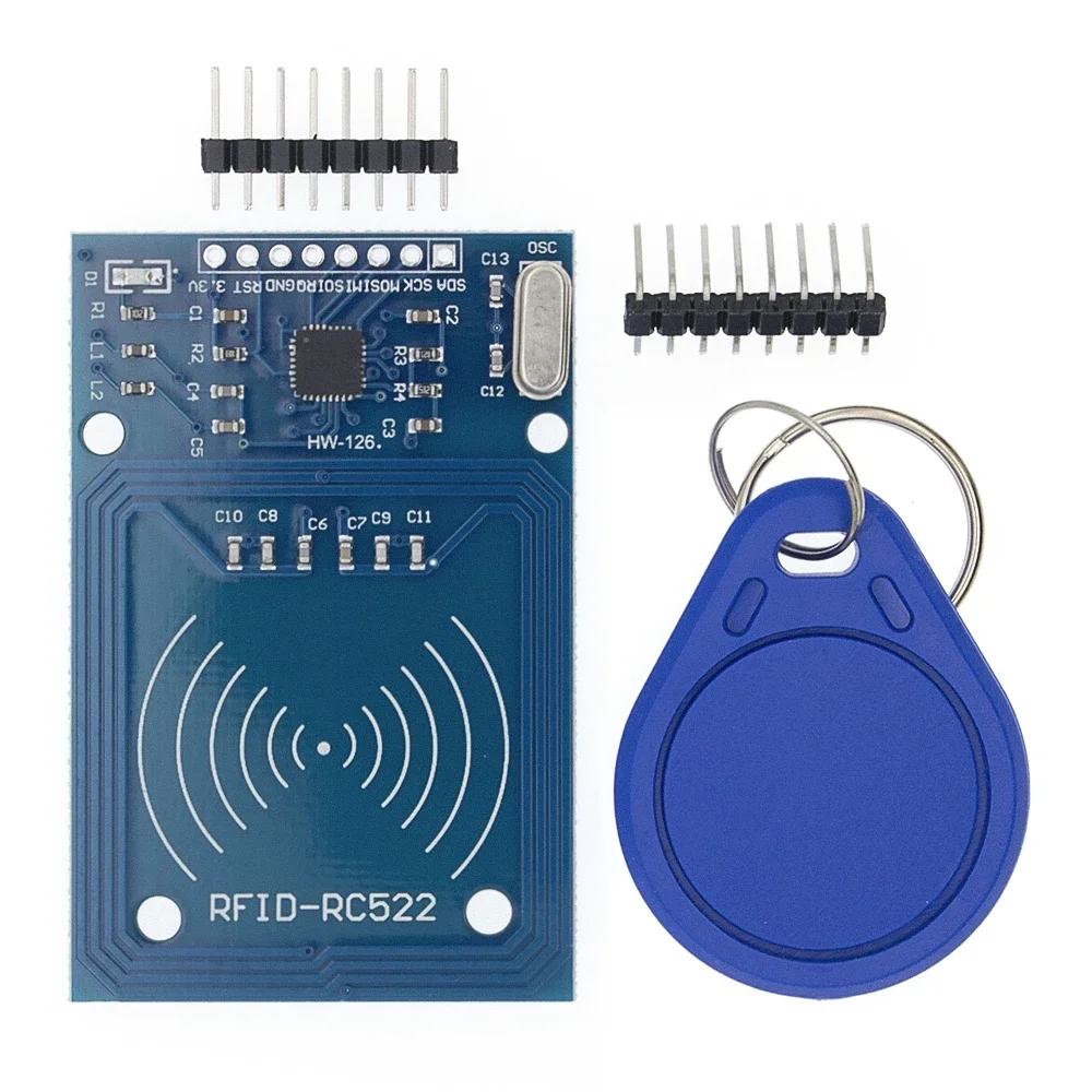 1pcs RFID Module RC522 Kits 13.56 Mhz 6cm With Tags SPI Write & Read for Arduino