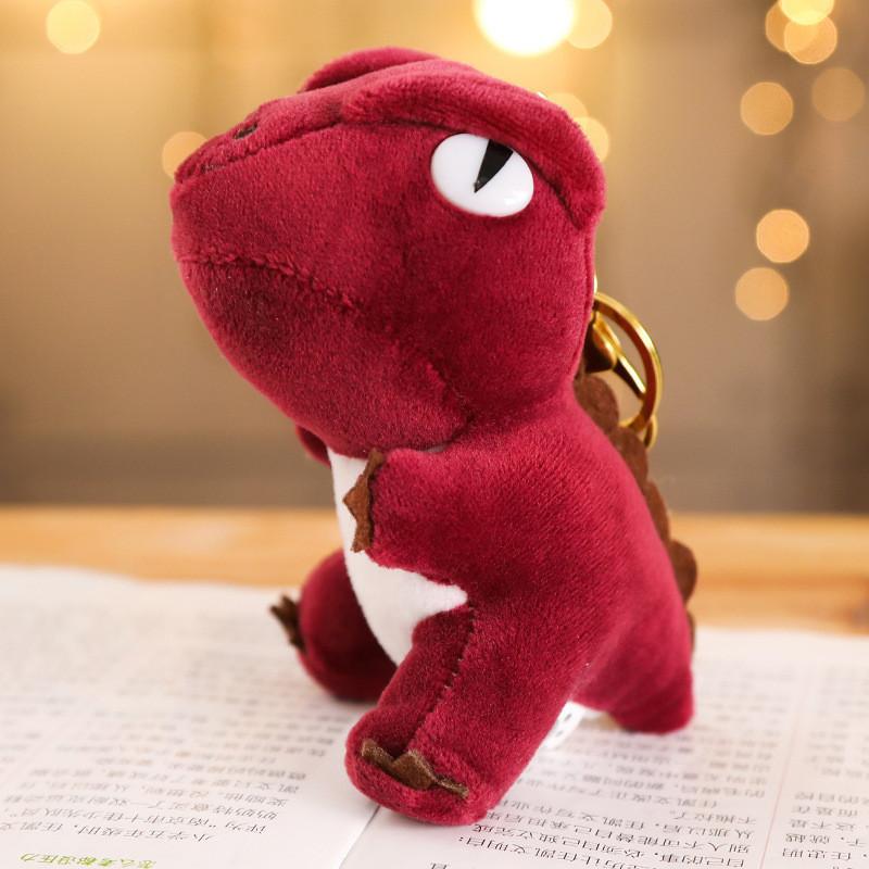 Chaveiro de Pelúcia de Dinossauro Adorável Animal de Pelúcia T-rex Fofo Pingente para Mochila Venda por Atacado
