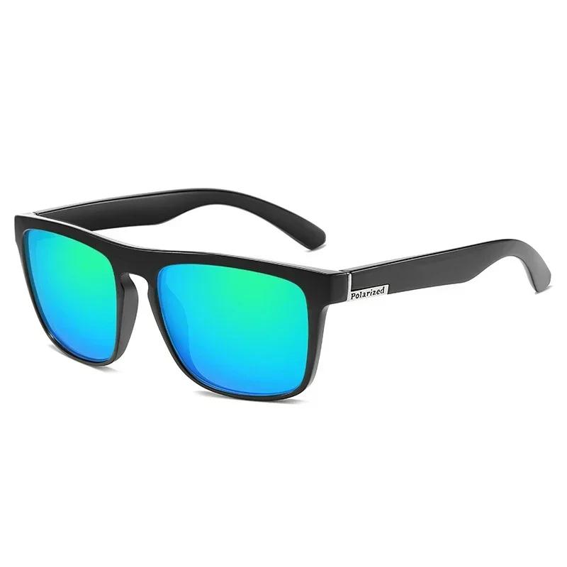 Luxury Cycling Outdoor Women Uv400 Eyewear Retro Driving Fishing Square Frame Sun Glasses Men Sunglasses