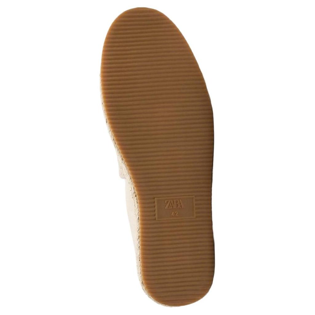 Zara Cotton Lightweight Vintage Fabric Fisherman Shoes Men Shoes Beige 12745521719