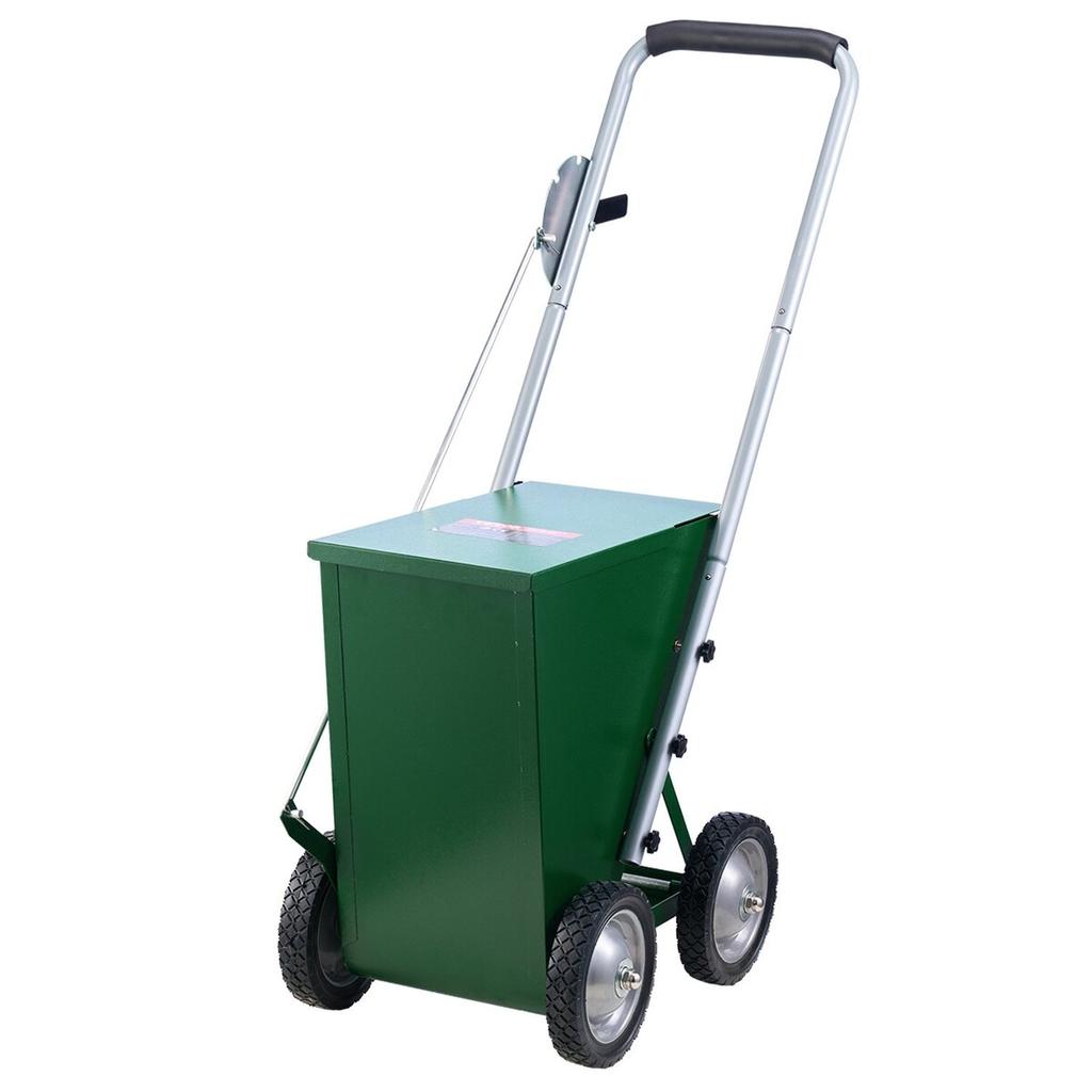 Trockenlinienmarkierer 4-Rad 2 oder 4 Linien Schwerlast Stahlkreider 50 lbs