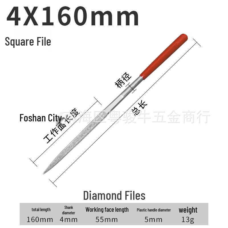Handheld Diamond File for Aluminum Plate Removal