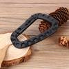 16 Stück Leichtgewicht D-Form Schnalle Mini D-Ringe Langlebiger Karabiner Outdoor
