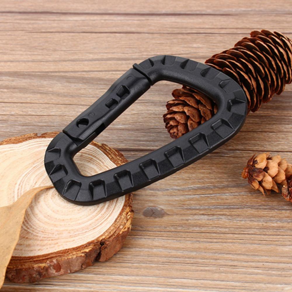 16 Stück Leichtgewicht D-Form Schnalle Mini D-Ringe Langlebiger Karabiner Outdoor