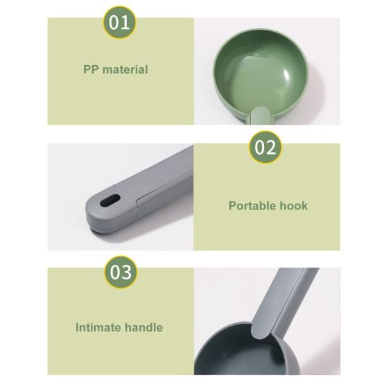 Dog Food Scoop Food Grade Material Clean Easily Anti-crack Non-Stick Sturdy Puppy