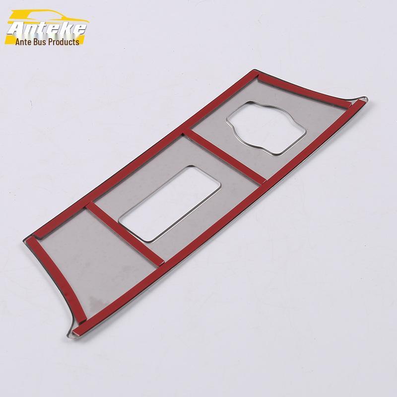 19 Tiana Cigarette Lighter Panel Sequin & Ashtray Cover Decorative Sticker for Center Console