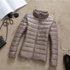 90% Ultra-light Plus Size Thin Down Jacket Women 2020 Autumn
