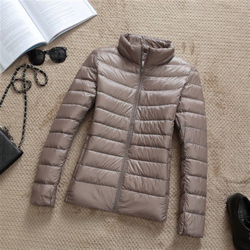 90% Ultra-light Plus Size Thin Down Jacket Women 2020 Autumn