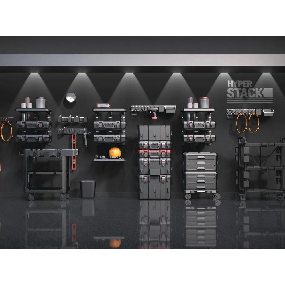 Heavy Duty Steel Utility Hook 2 Pack Compact Hook Tool Storage Easy Installation Compatible with Hyper Stack Solutions