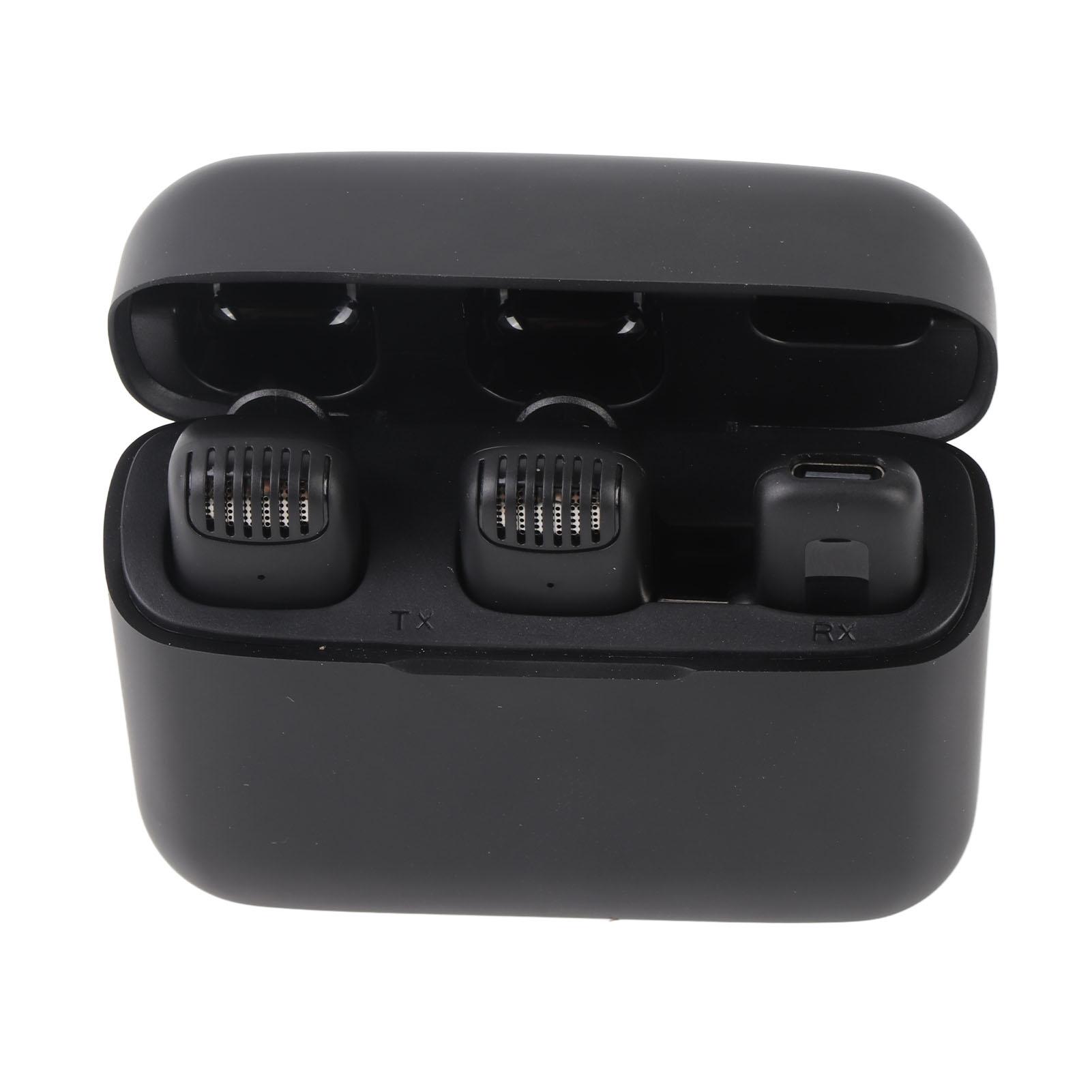 

Беспроводной петличный микрофон с чистым звуком, портами Type C, петличный микрофон с чехлом для зарядки для использования на открытом воздухе